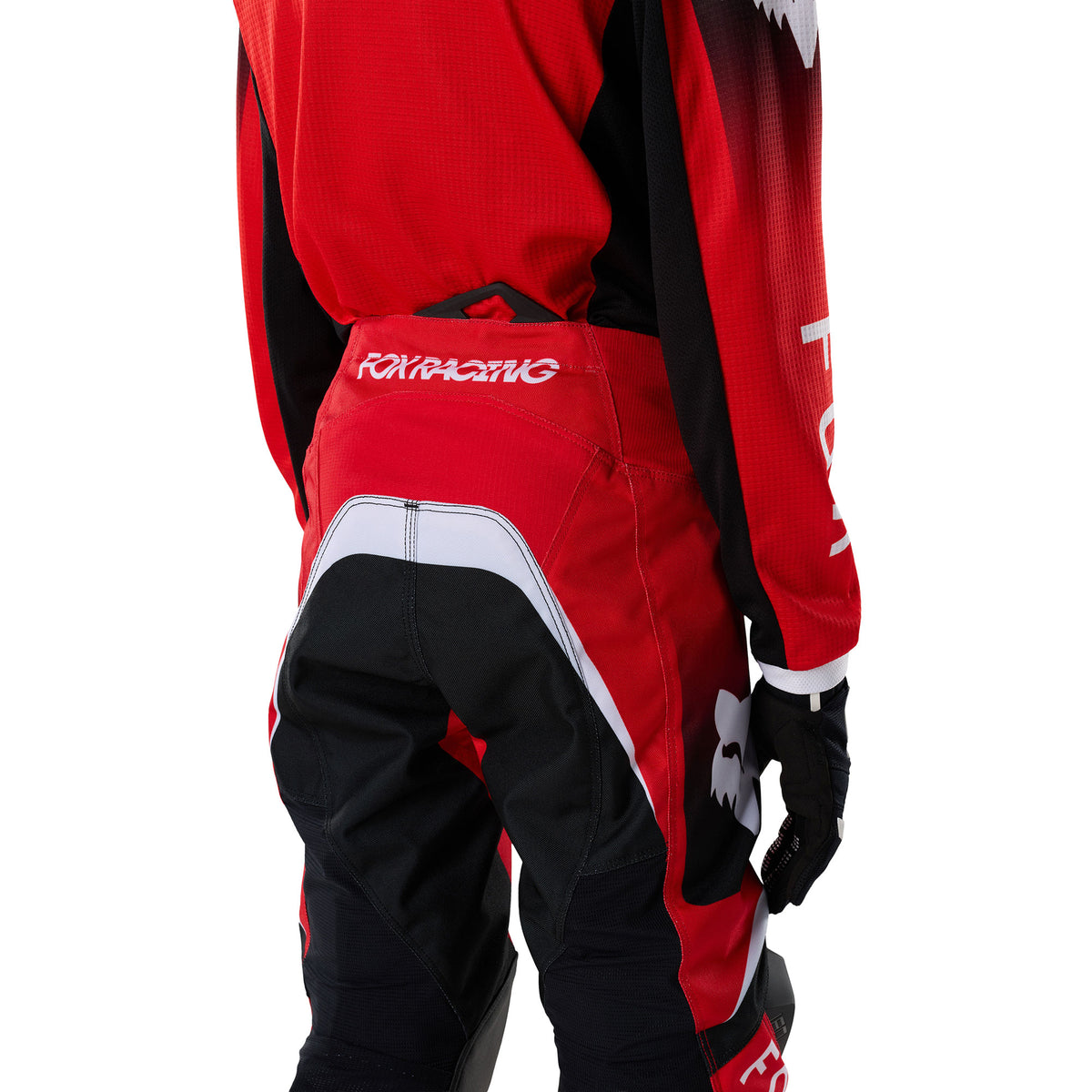 FOX Racing Youth 180 FRAME MX Gear Set (Red/Black/White)