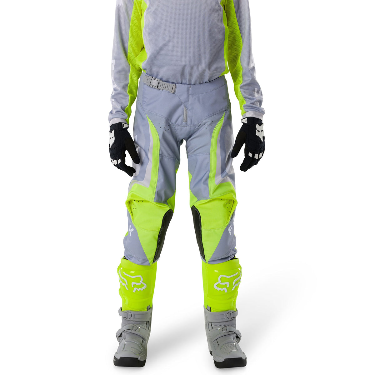 FOX Racing Youth 180 FRAME MX Pant (Grey/Yellow)