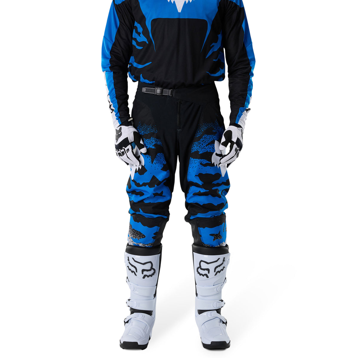 FOX Racing 180 HD38 Deegans Signature Collection MX Gear Set (Black/Blue)