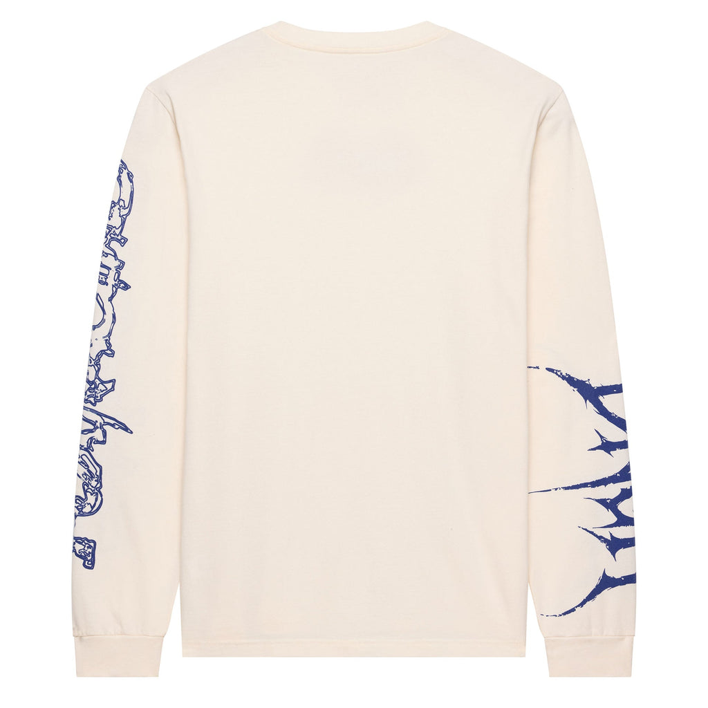 FOX Racing Mens T-Shirt - DNGR 195 LS TEE (Off White)