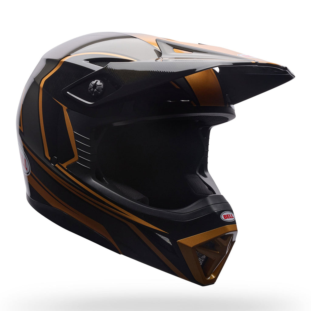BELL MX-10 MIPS SPEEDWAY SE MX | Enduro Helmet (Ultra Black/Gold)