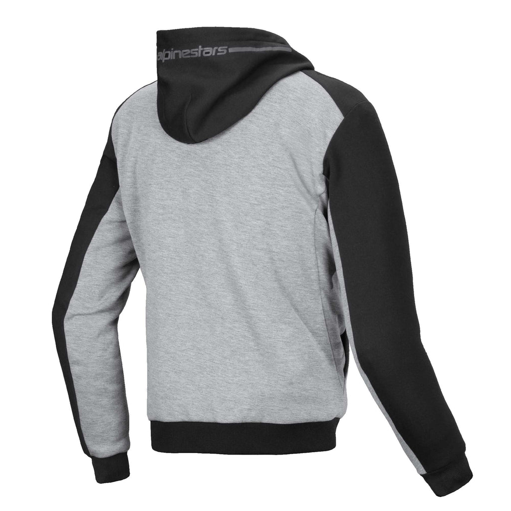 Alpinestars Chrome V2 SPORT Motorcycle Sports Jacket Hoodie (Black/Grey Heather/Turquoise)