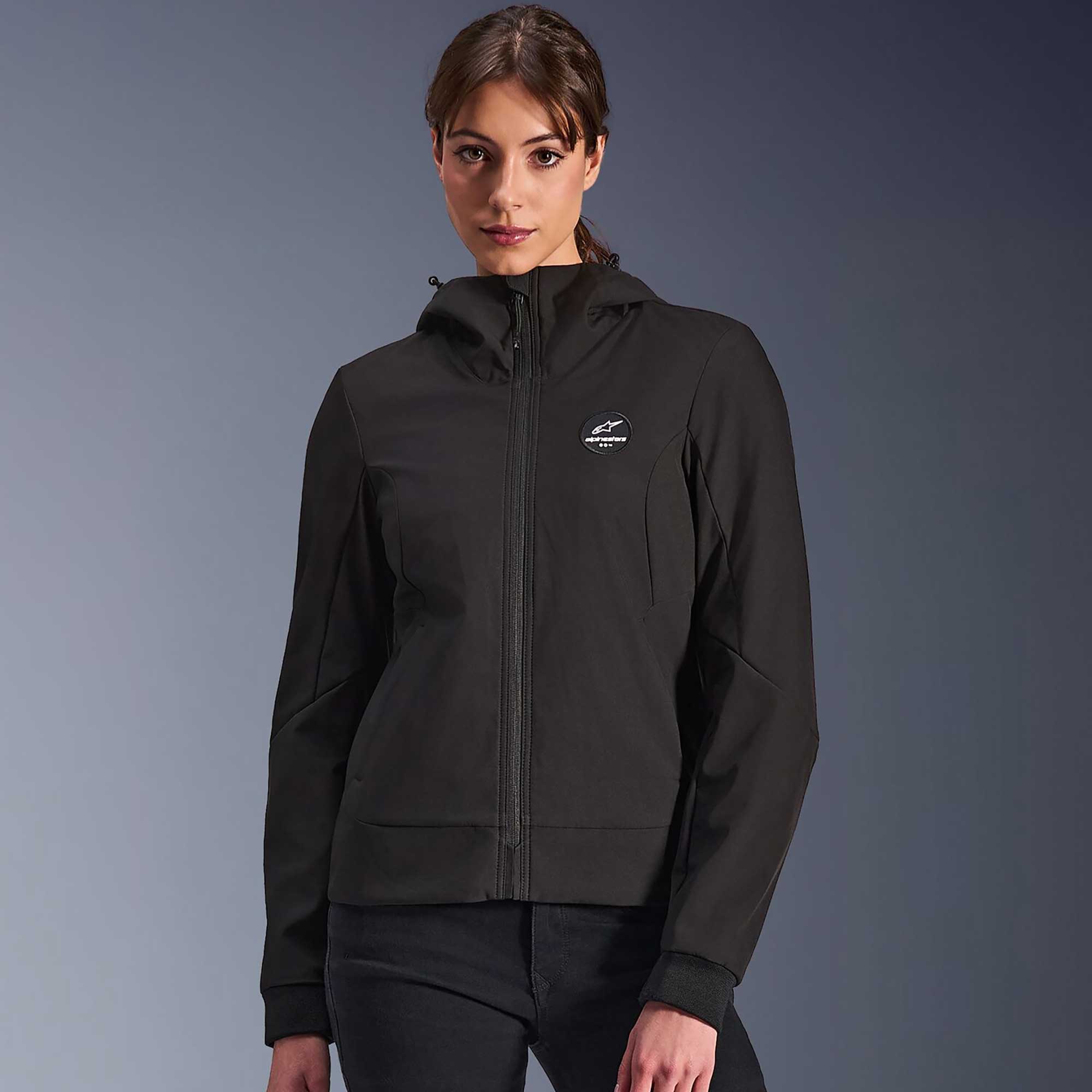 Alpinestars Women's Radium Tech Riding Hoodie (Black)