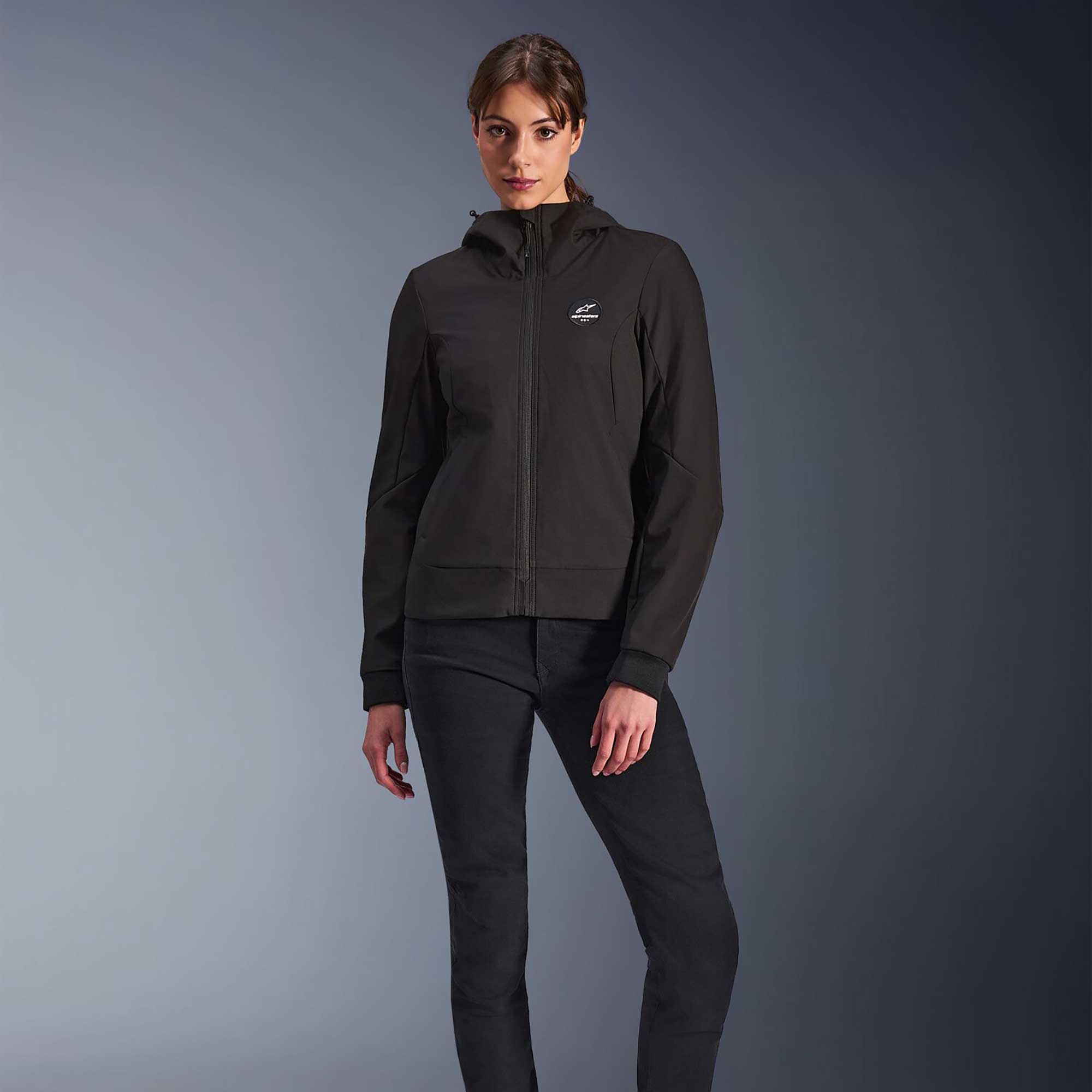 Alpinestars Women's Radium Tech Riding Hoodie (Black)