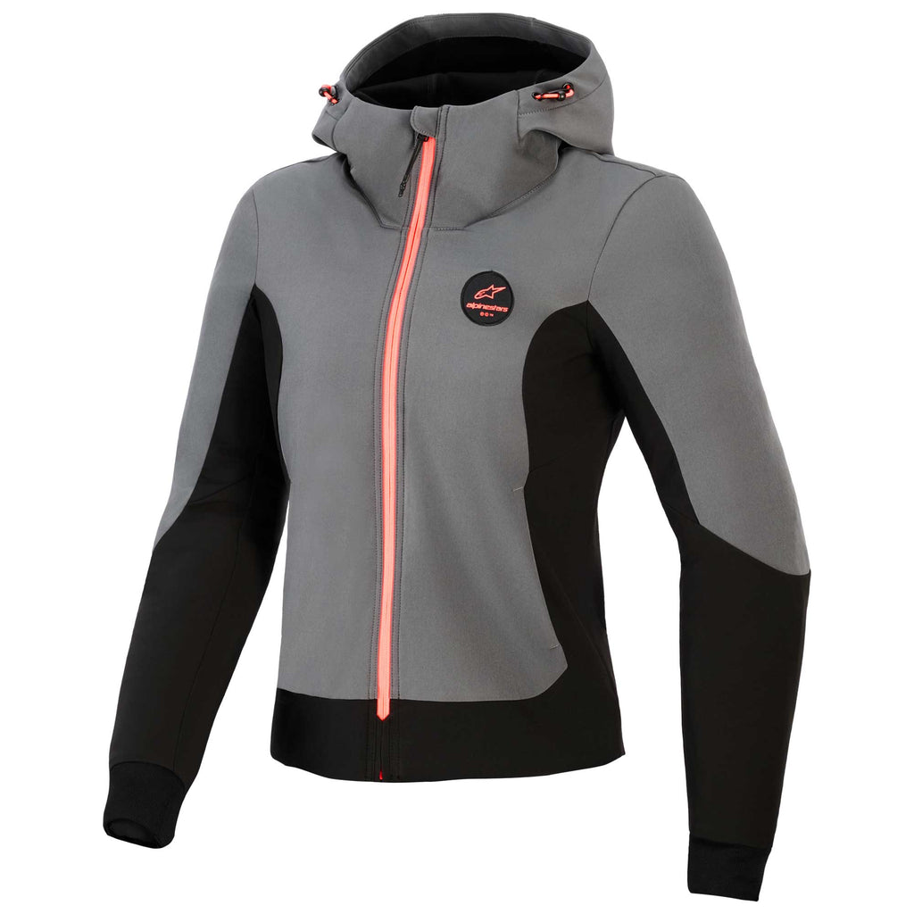 Alpinestars Women's Radium Tech Riding Hoodie (Deep Grey/Black)