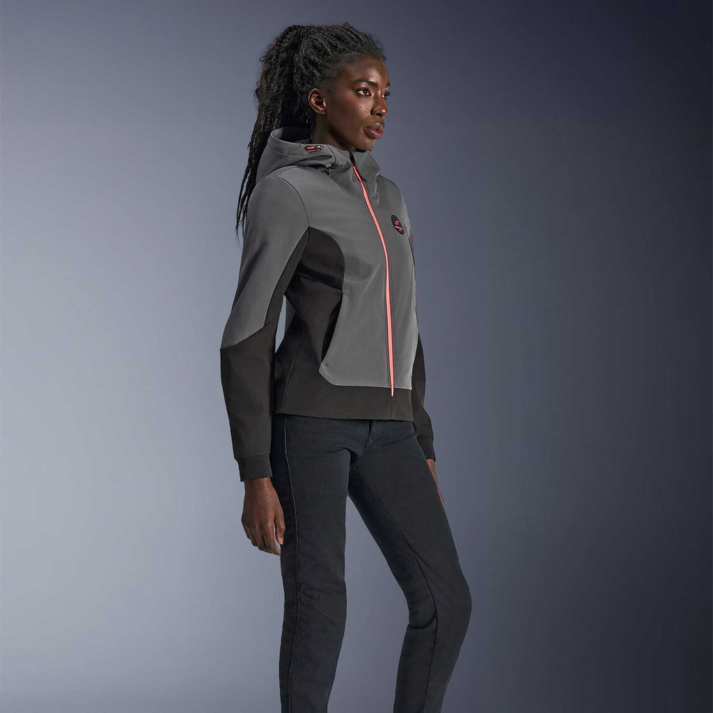 Alpinestars Women's Radium Tech Riding Hoodie (Deep Grey/Black)