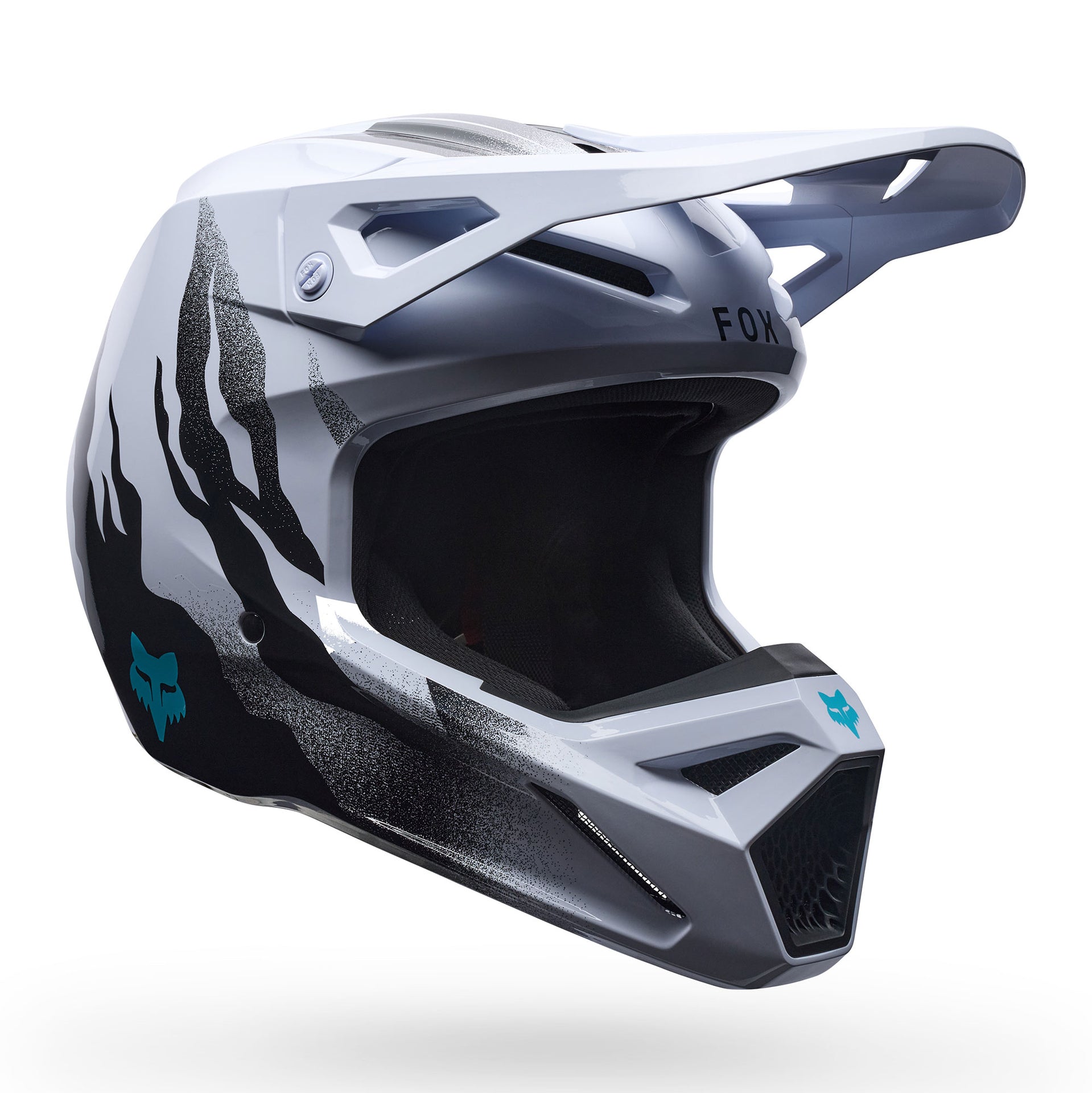 FOX Racing V1 MIPS CLUTCH MX Helmet (White/Black)