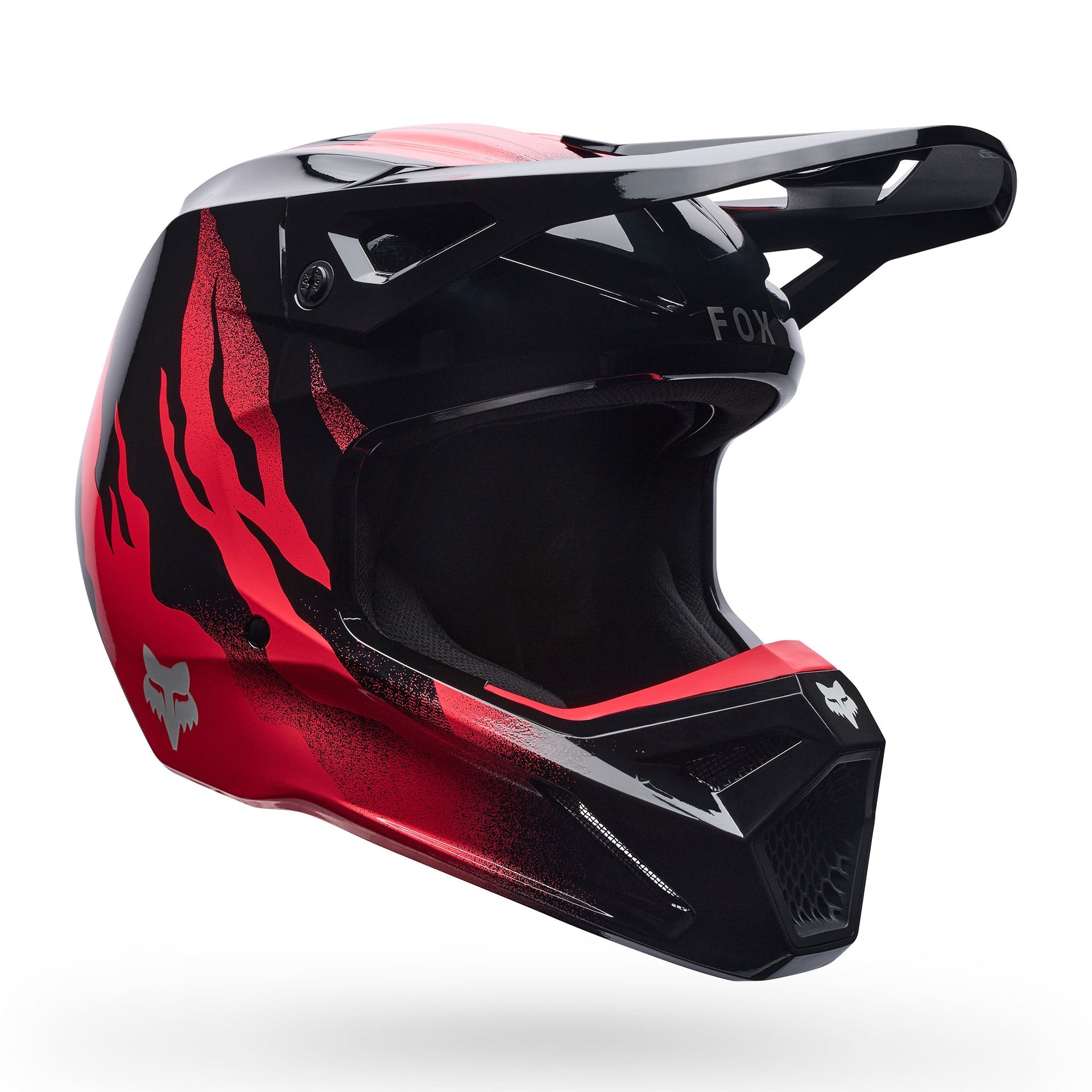 FOX Racing V1 MIPS CLUTCH MX Helmet (Black/Neon Pink)
