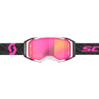 Scott PROSPECT 2.0 Goggles Zebra (Black/Pink) Chrome Pink Lens