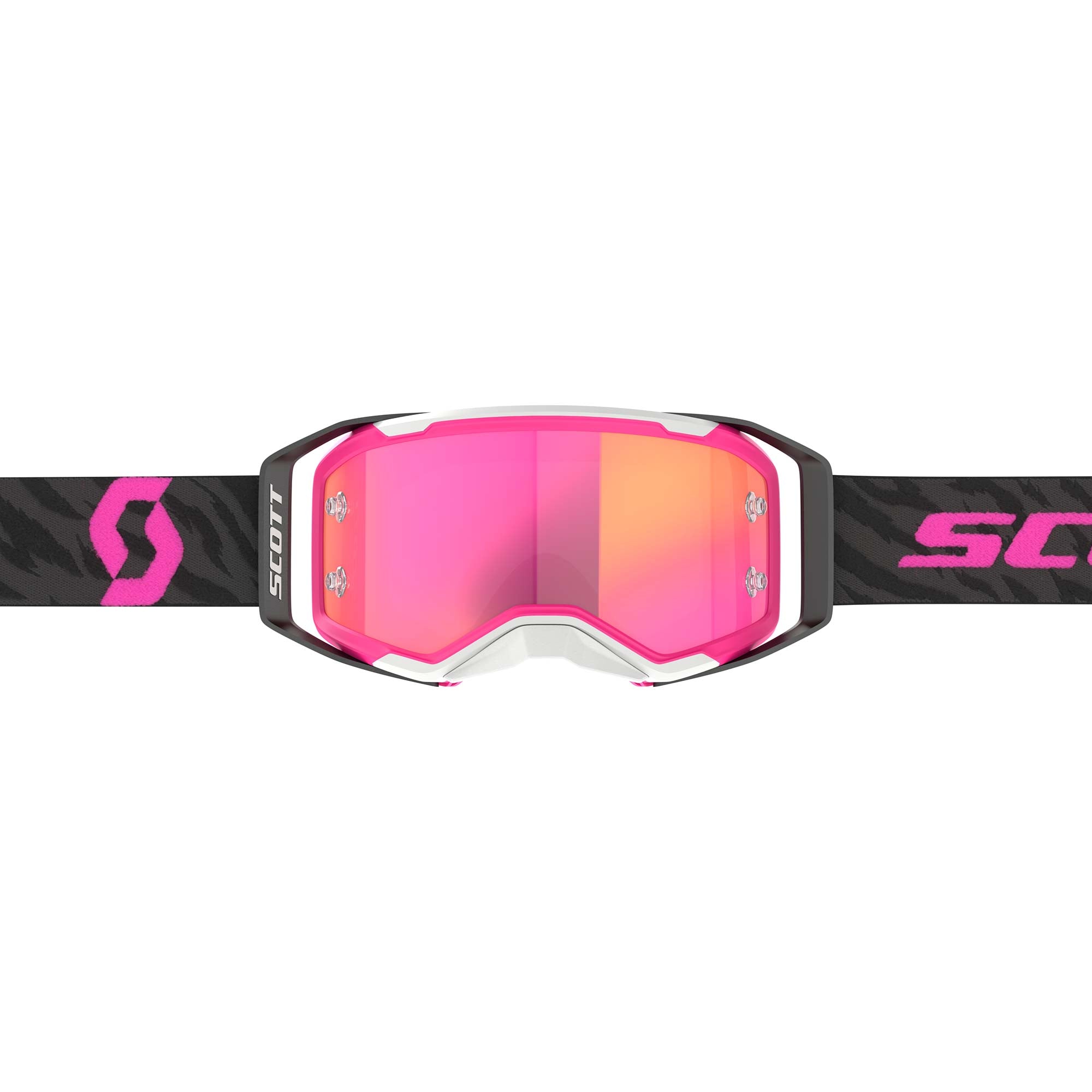 Scott PROSPECT 2.0 Goggles Zebra (Black/Pink) Chrome Pink Lens