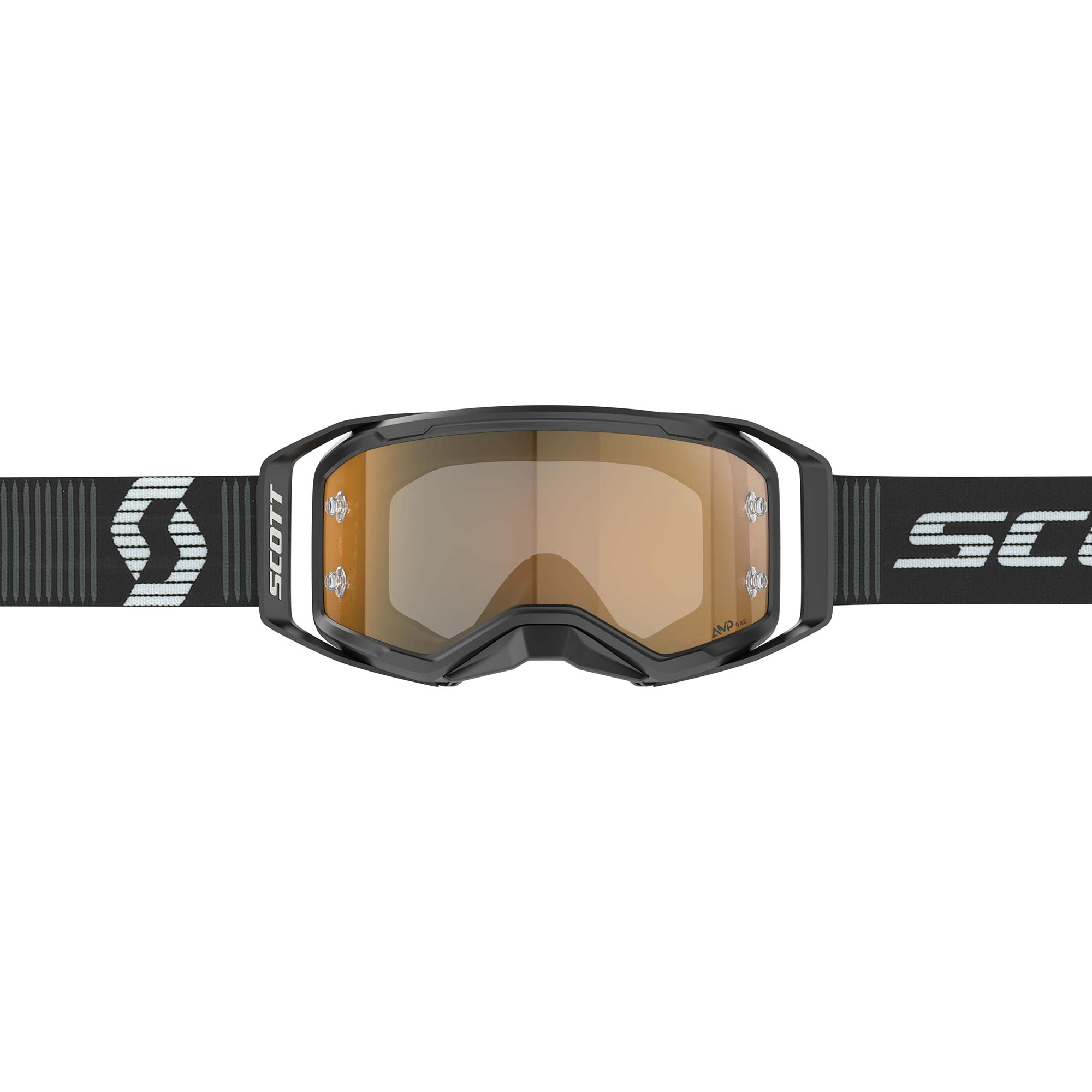 Scott PROSPECT 2.0 AMPLIFIER Goggles (Black/White) AMP Chrome Gold Lens