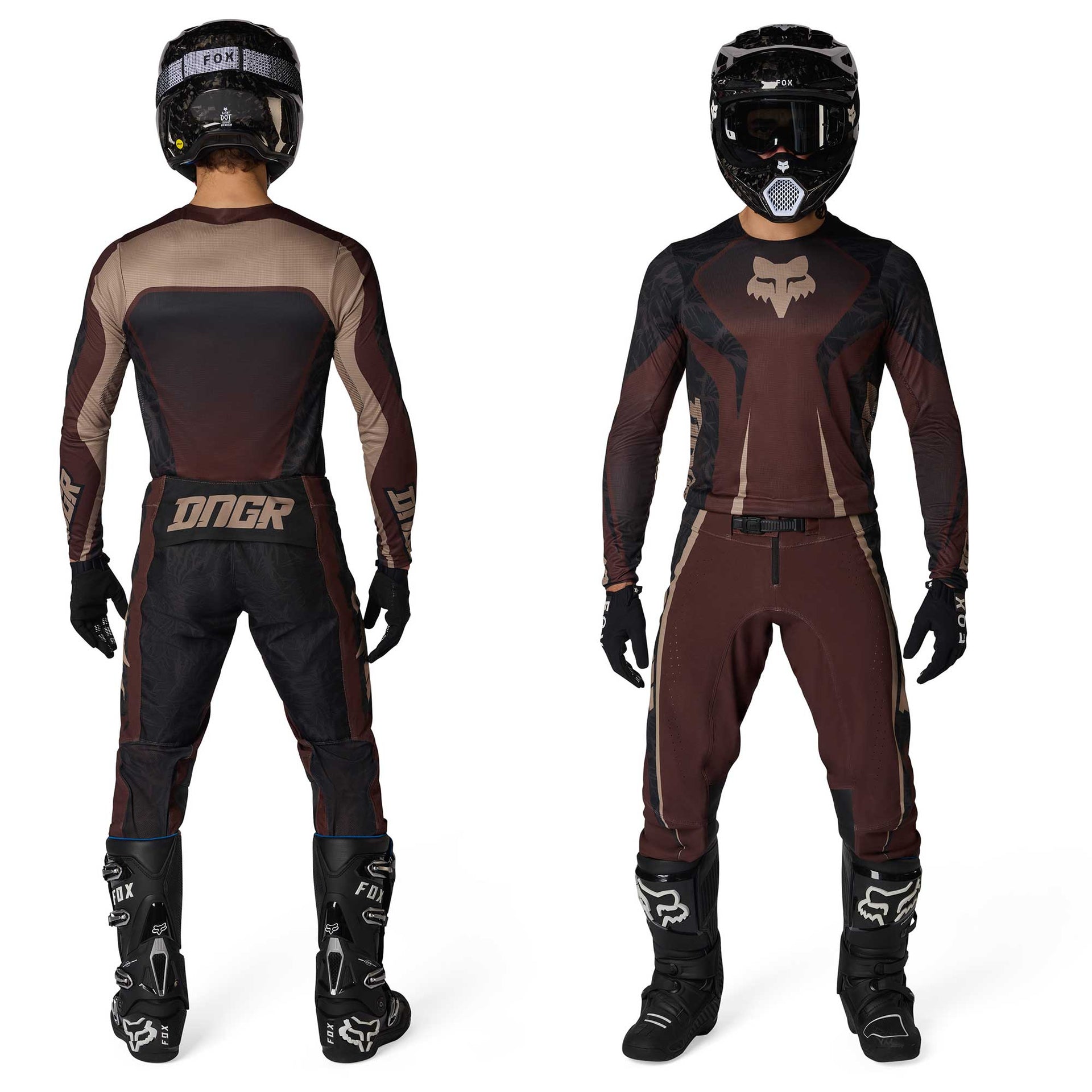 FOX Racing (Limited Edition) Jersey & Pant Kit Deal FLEXAIR HD38 DangerBoy HDGR (Brown/Black)