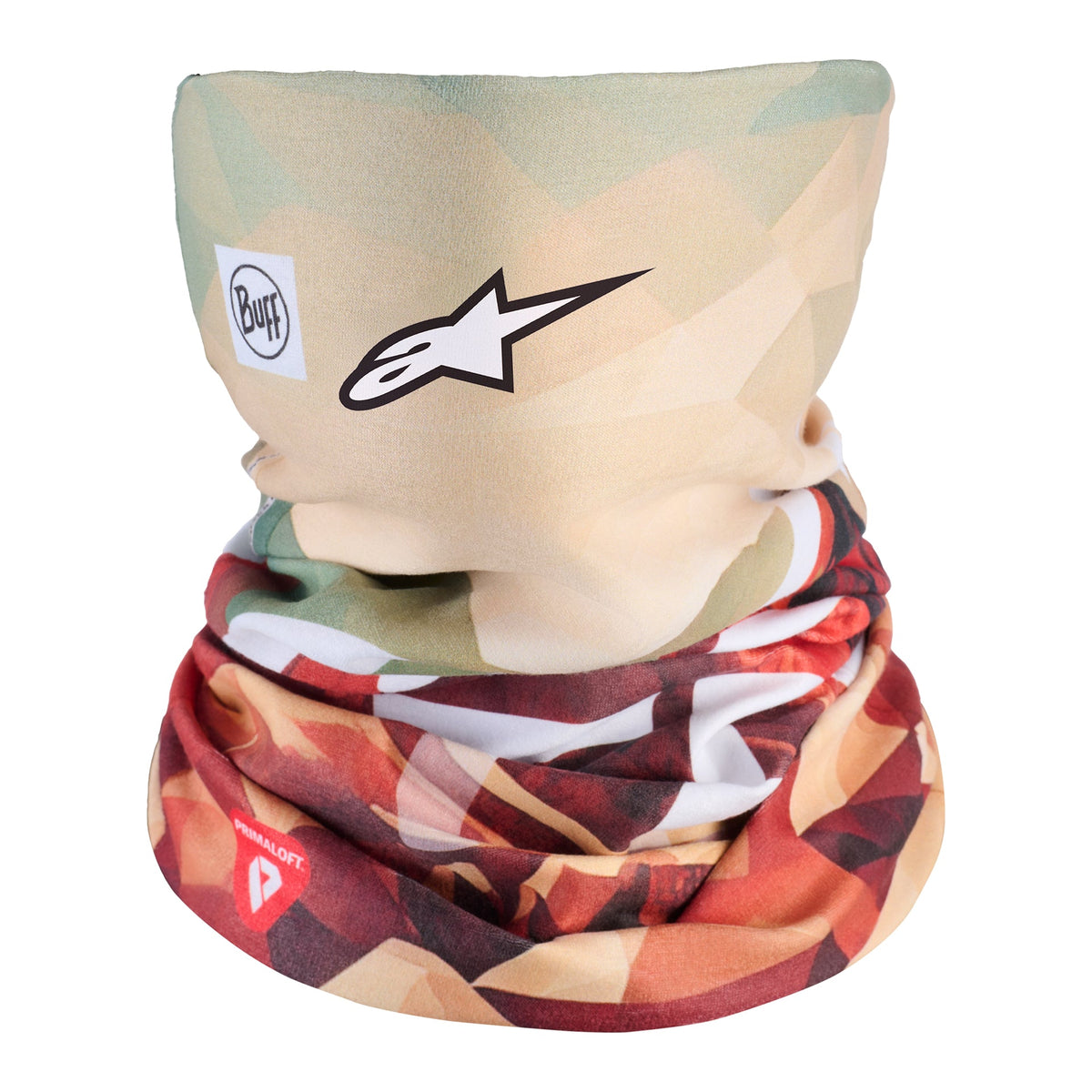 Alpinestars BUFF PEAKS Primaloft Motorcycle Neck Tube (Earth Brown)
