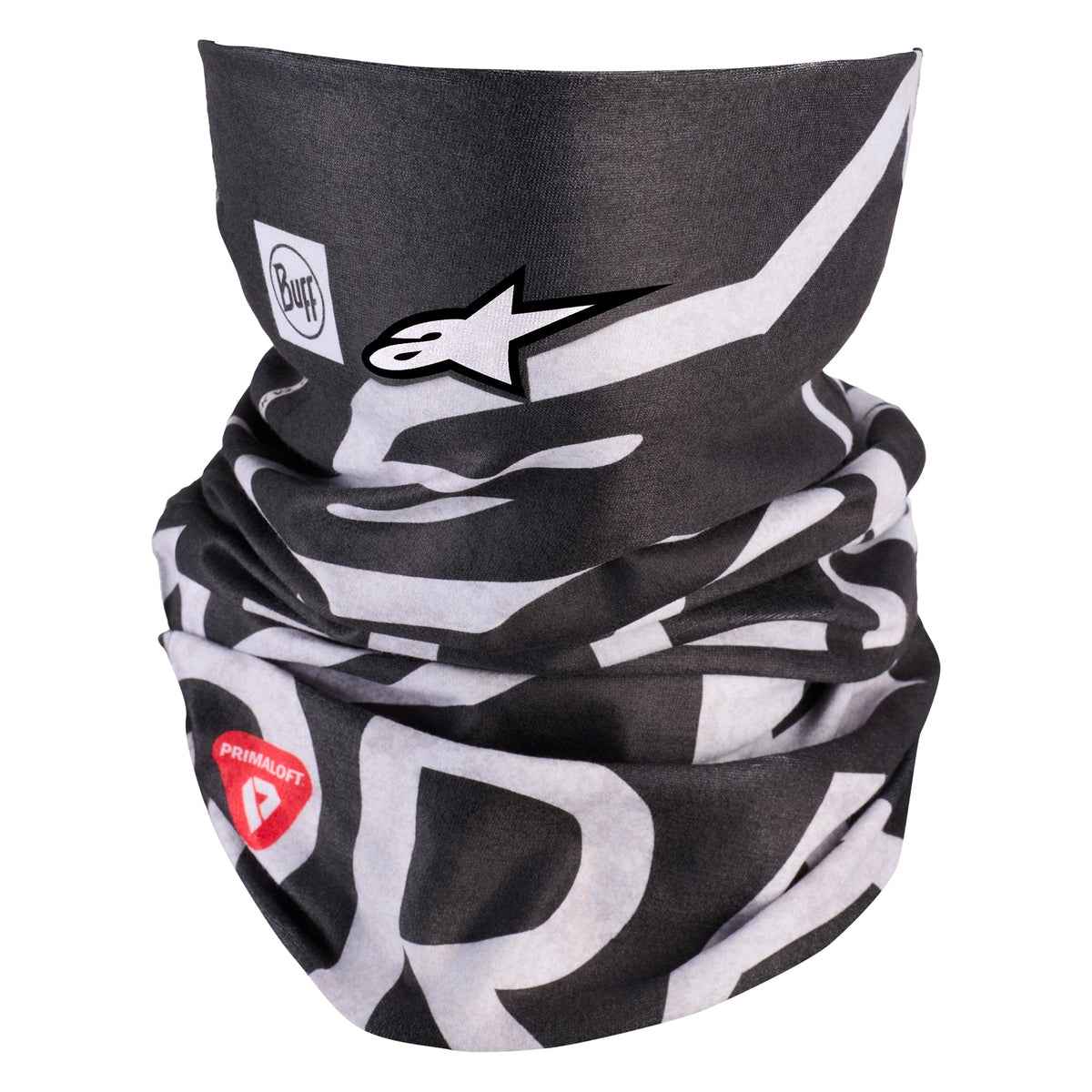 Alpinestars BUFF PEAKS Primaloft Motorcycle Neck Tube (Black/Grey)