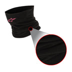 Alpinestars (2026) Neck Tube - Original/Fleece (Black/Pink)