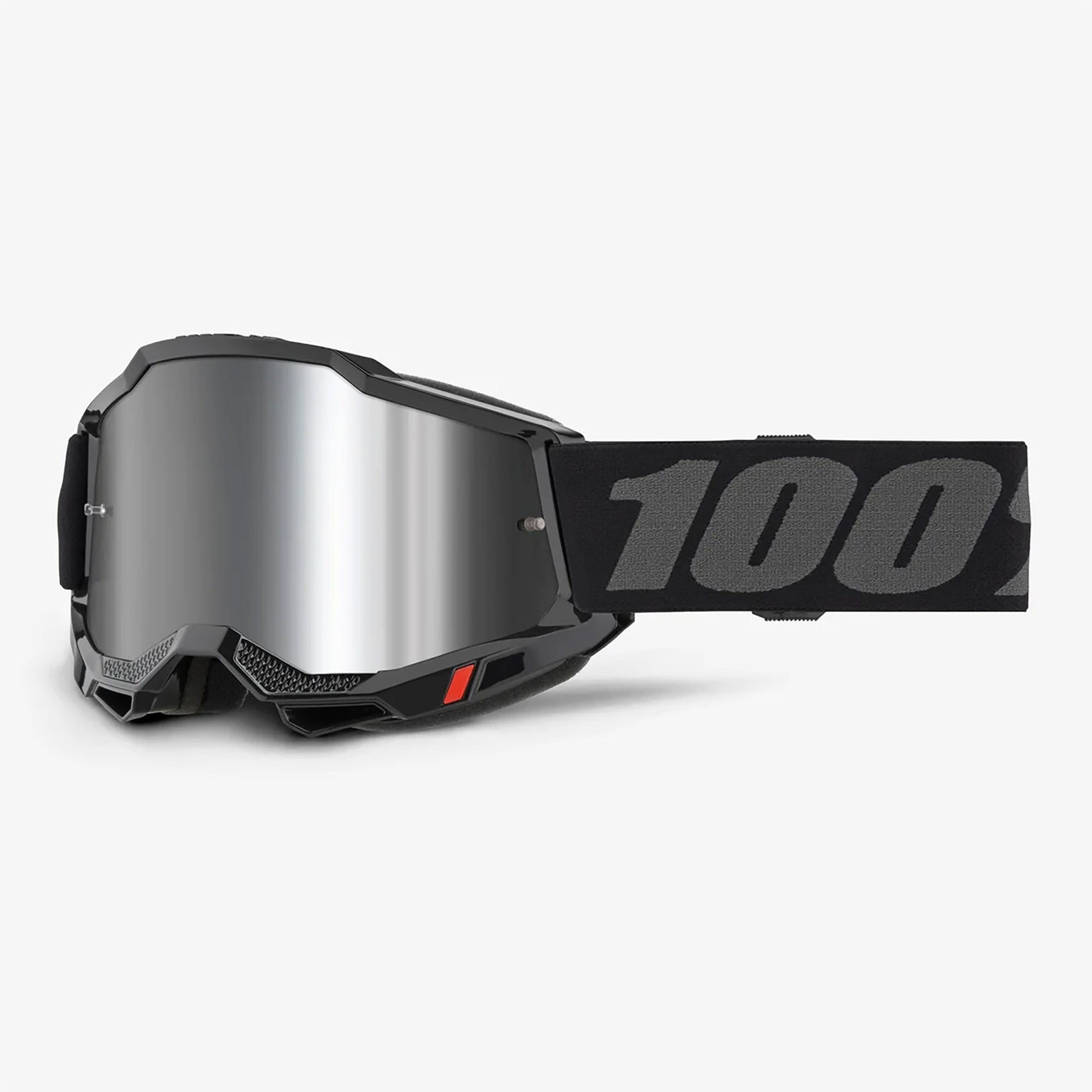 100% MX | MTB Goggles - Accuri-2 (BLACK) Silver Mirror Lens