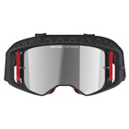 Alpinestars SuperTech CORP Vision MX Goggles (Black/Red) Mirror Silver Lens