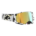 Alpinestars SuperTech CORP Vision MX Goggles (White/Gold) Mirror Gold Lens