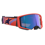 Alpinestars MX | MTB Vision SuperTech Goggles CORP (Hot Coral/Purple) Mirror Blue Lens