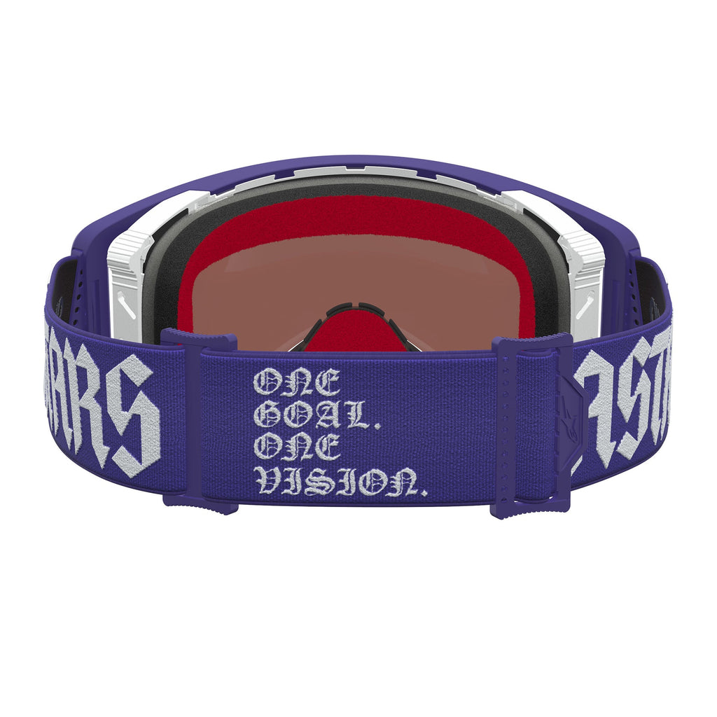 Alpinestars Supertech ATROX MX Goggles (Deep Blue/White) Mirror Silver Lens