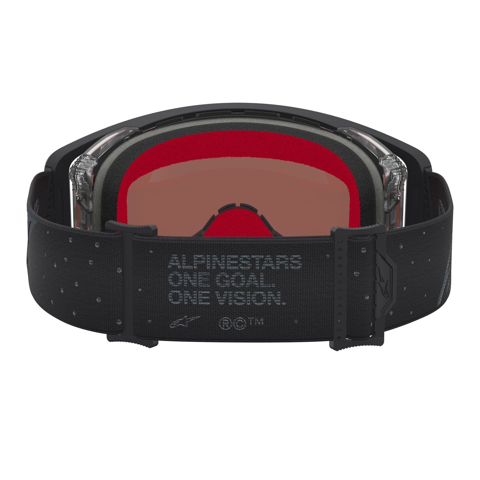 Alpinestars Supertech CLOAK MX Goggles (Black) Mirror Silver Lens