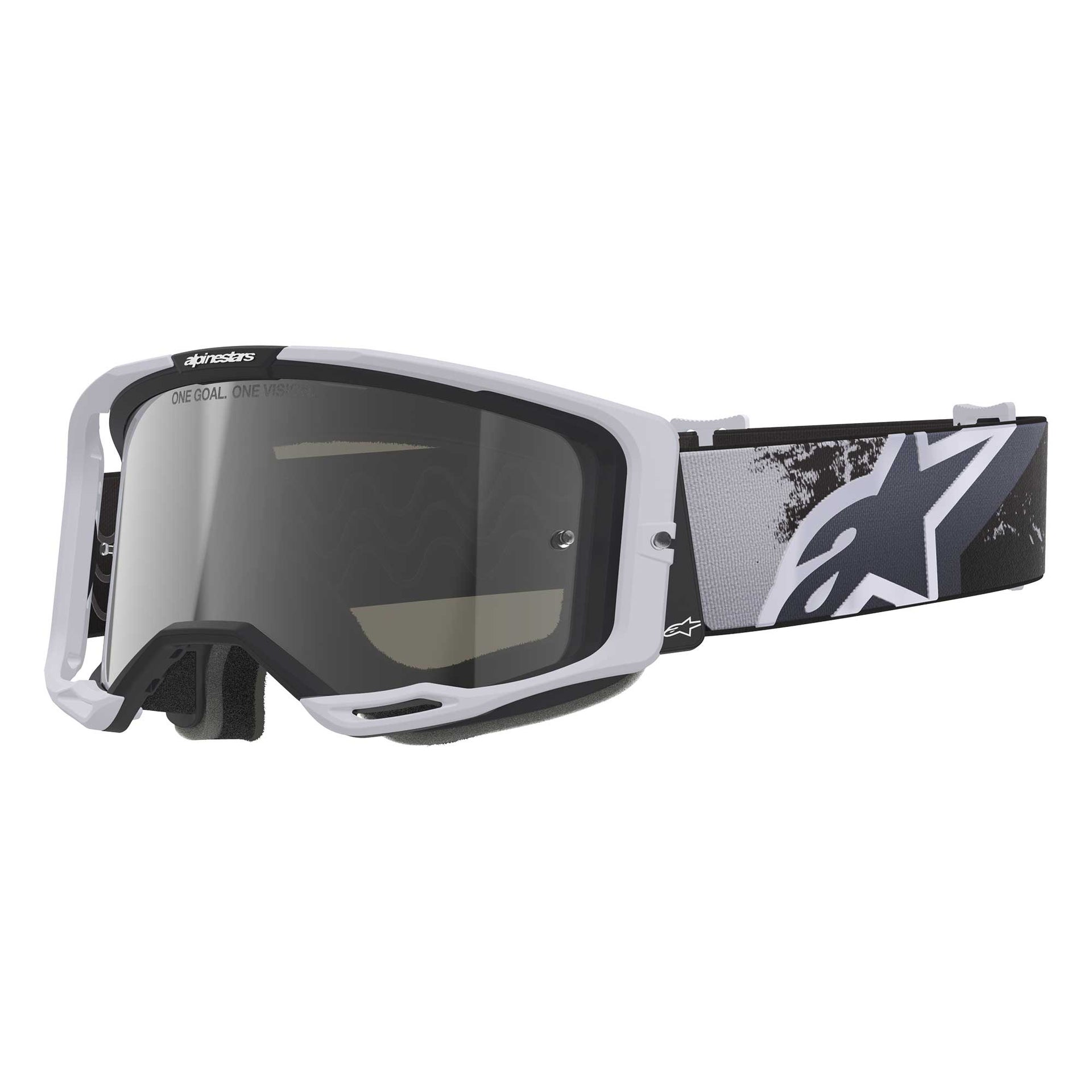 Alpinestars MX | MTB Vision 8 Goggles LAHND (Iron Camo) Mirror Silver Lens