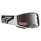 Alpinestars Supertech HITEN MX Goggles (White/Black) Mirror Silver Lens