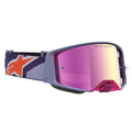 Alpinestars Supertech HITEN MX Goggles (Purple/Red) Mirror Pink Lens