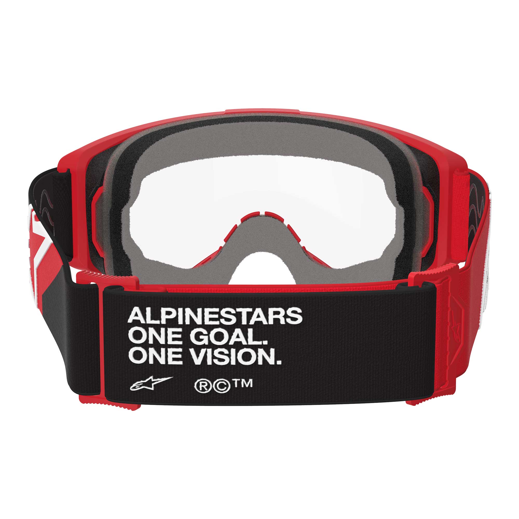 Alpinestars (MX26) Goggles - Vision OTG (Red/Black/White) Clear Lens