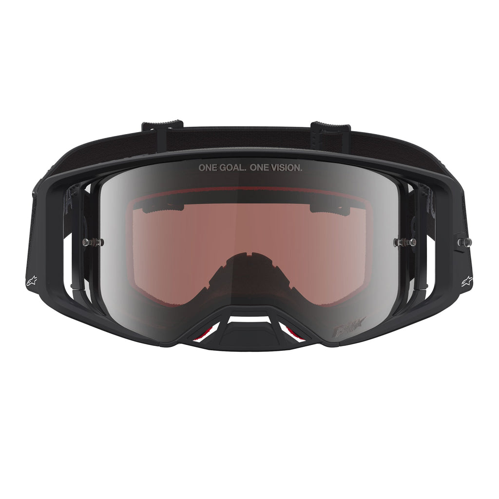 Alpinestars Supertech VESTA MX Goggles (Black Matte/Silver) Mirror Silver Lens