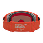 Alpinestars Supertech VESTA MX Goggles (Orange/Silver) Mirror Silver Lens