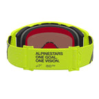 Alpinestars Supertech VESTA MX Goggles (Yellow Fluo/Black) Mirror Pink Lens