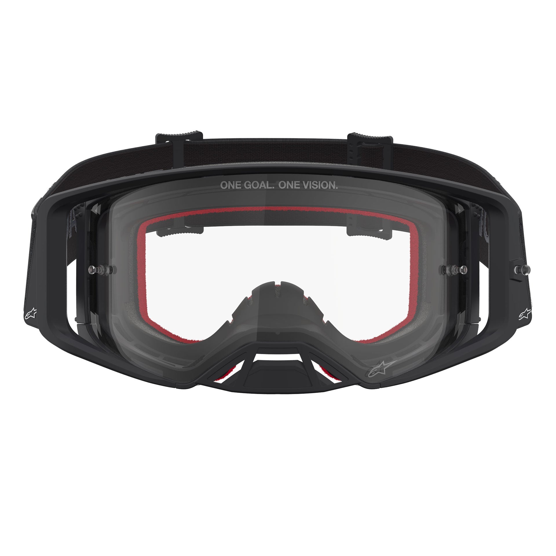 Alpinestars Supertech VESTA MX Goggles (Black Matte/Silver) Clear Lens