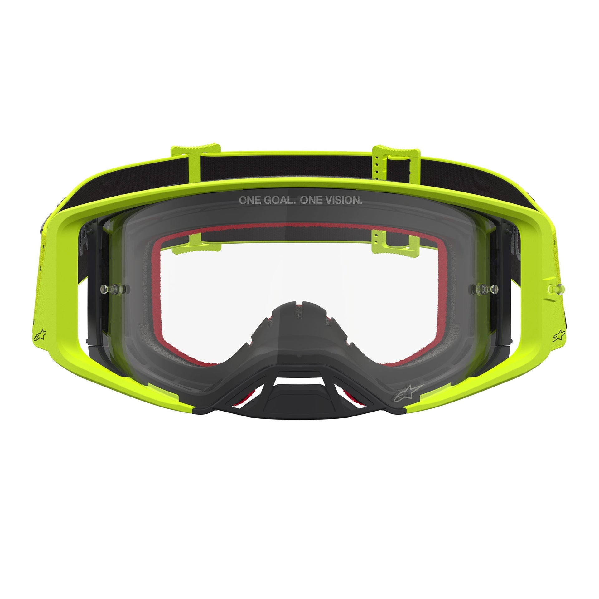 Alpinestars Supertech VESTA MX Goggles (Yellow Fluo/Black) Clear Lens