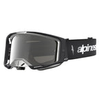 Alpinestars Vision 8 AMBER MX Goggles (Black/Silver) Mirror Silver Lens