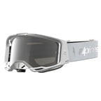Alpinestars Vision 8 AMBER MX Goggles (White/Silver) Mirror Silver Lens