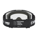 Alpinestars Vision 8 AMBER MX Goggles (Black/Silver) Clear Lens