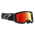 Alpinestars Vision 8 Goggles CORP MX Goggles (Black) Mirror Red Lens
