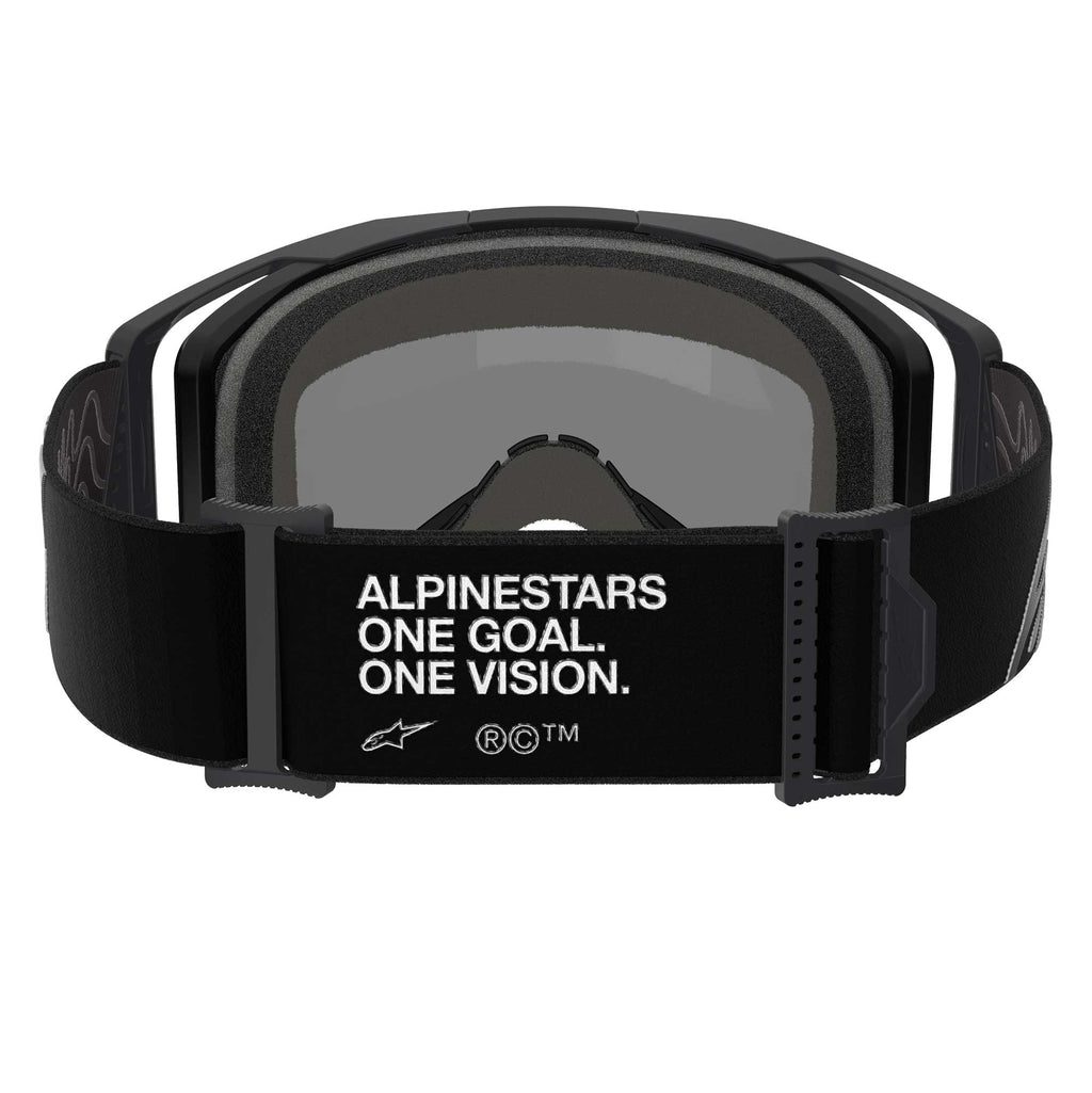 Alpinestars Vision 8 Goggles CORP MX Goggles (Black) Mirror Red Lens