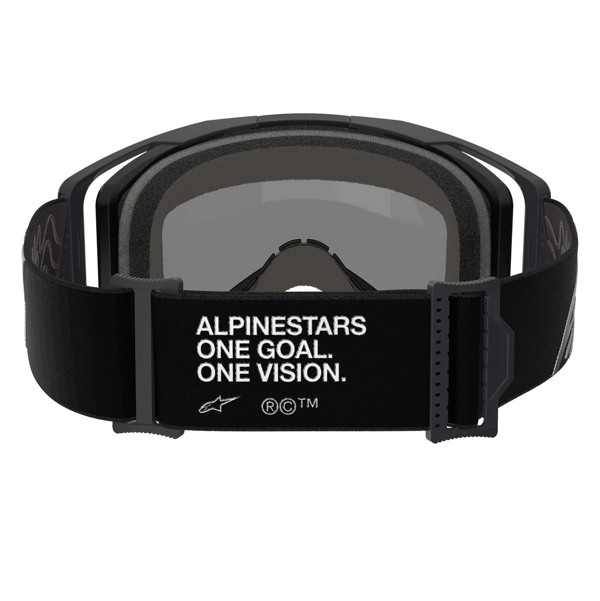 Alpinestars Vision 8 Goggles CORP MX Goggles (Black) Mirror Red Lens