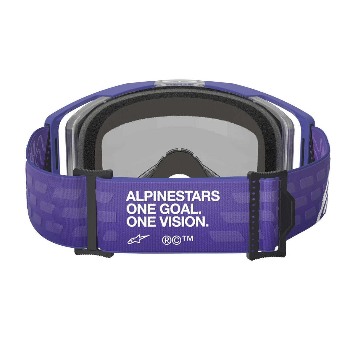 Alpinestars Vision 8 Goggles CORP MX Goggles (Purple) Mirror Blue Lens