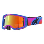 Alpinestars MX | MTB Vision 8 Goggles CORP (UCLA Blue/Purple/Orange) Mirror Red Lens