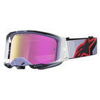 Alpinestars Vision 8 MAVEN MX Goggles (Lavender/Black) Mirror Pink Lens