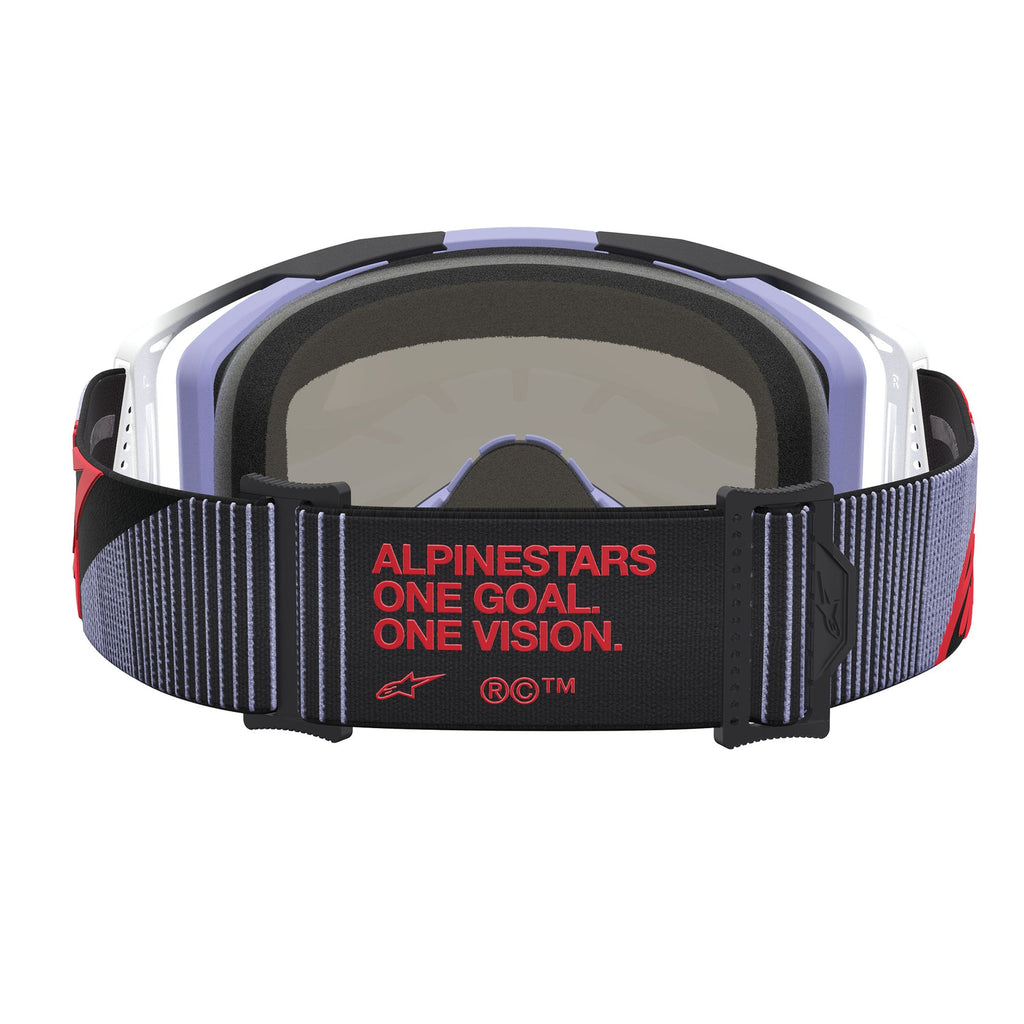 Alpinestars Vision 8 MAVEN MX Goggles (Lavender/Black) Mirror Pink Lens