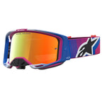 Alpinestars Vision 8 MAVEN MX Goggles (Fire Red/Black) Mirror Red Lens
