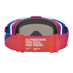 Alpinestars Vision 8 MAVEN MX Goggles (Fire Red/Black) Mirror Red Lens