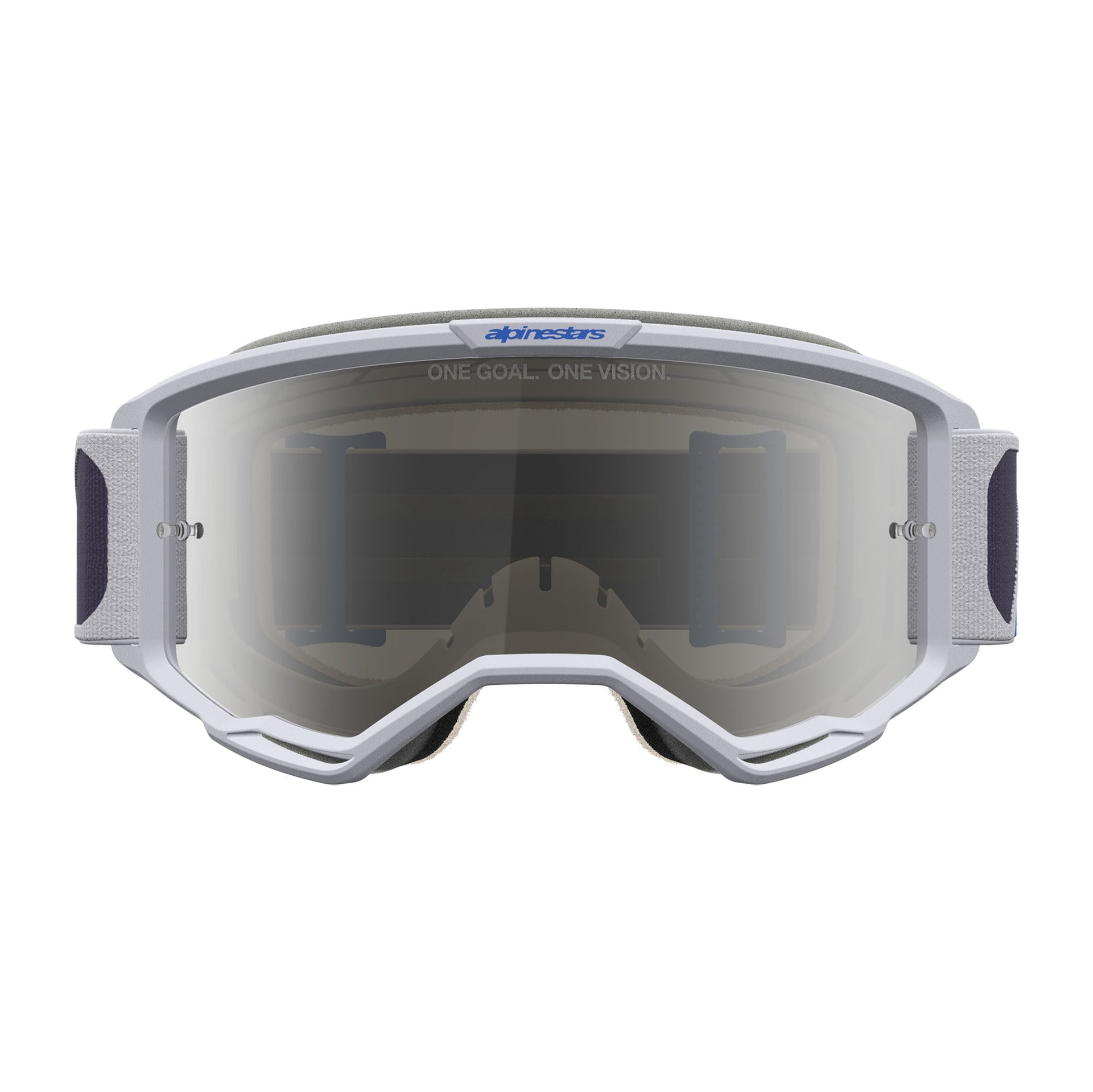 Alpinestars Vision 5 DRAG MX Goggles (Light Lilac/Blue) Mirror Silver Lens
