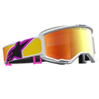 Alpinestars Vision 5 DRAG MX Goggles (Orange/Red) Mirror Red Lens