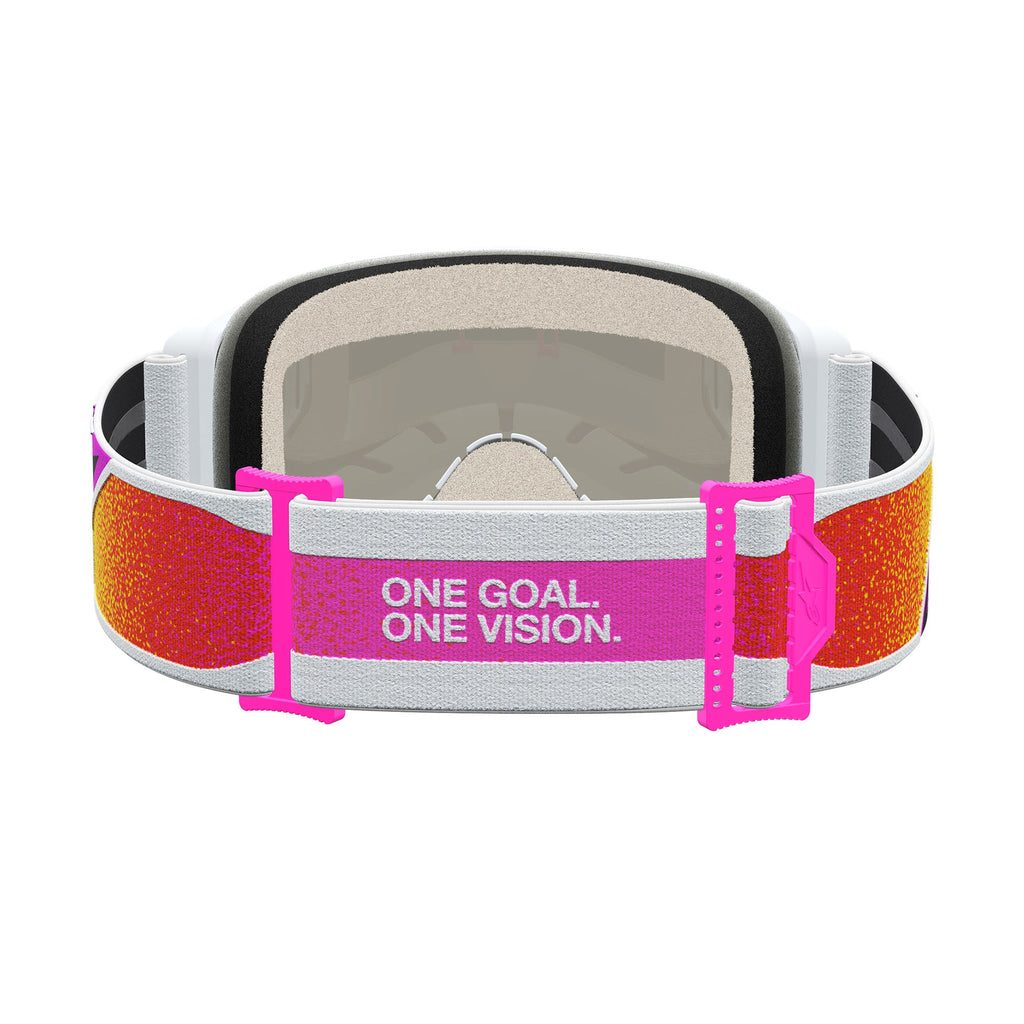 Alpinestars Vision 5 DRAG MX Goggles (Orange/Red) Mirror Red Lens