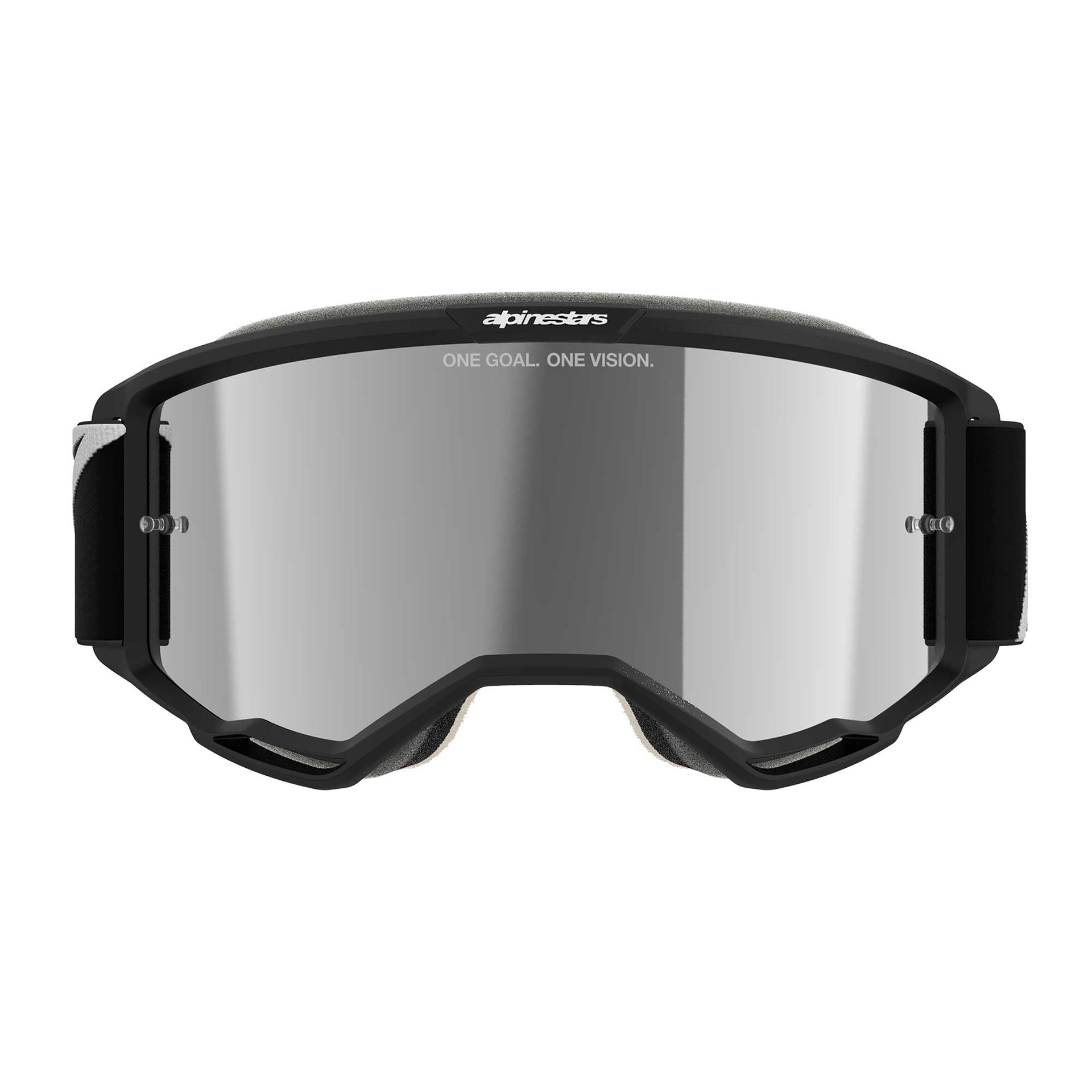 Alpinestars MX | MTB Vision 5 Goggles CORP (Black) Mirror Silver Lens
